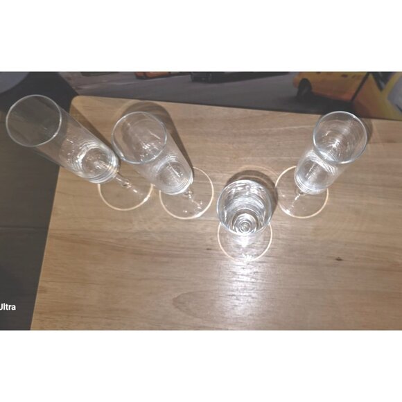 4 Schott Zwiesel Crystal Champagne Flutes 9.5" Tall - Picture 5 of 8